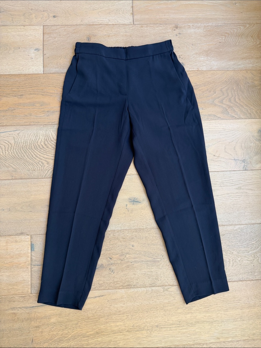 J. Crew Factory Navy Cropped Tapered Jamie Pants